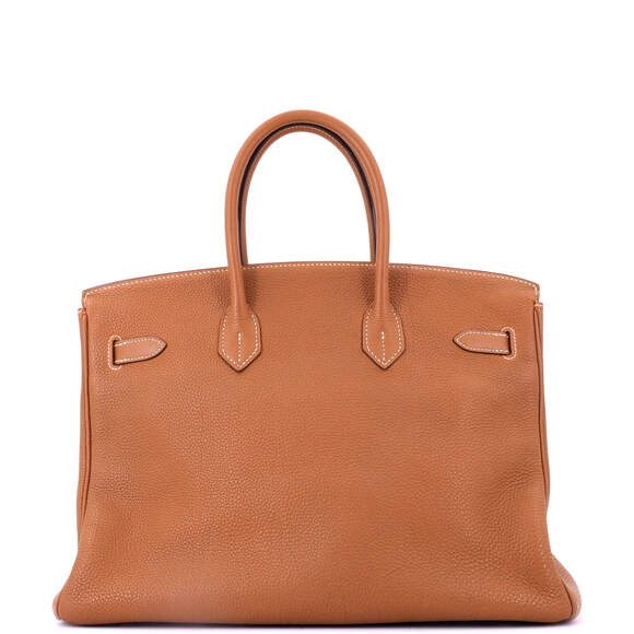 Hermes Birkin 35 Brown Togo with Palladium Hardware - Picture 4 of 8
